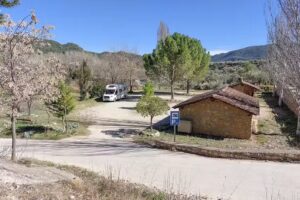 &Aacute;rea de Servicios para Autocaravanas de La Olmeda.
