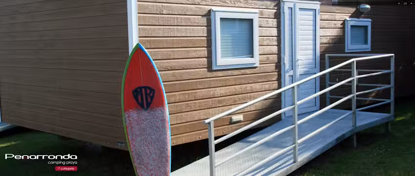 Camping playa Penarronda ( Barres &ndash; Castropol &ndash; Asturias) ACAMPADA/ BUNGALOWS