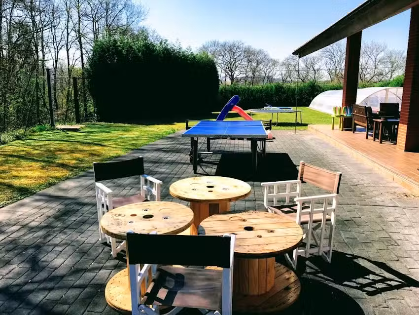 Casa Bosque Albite aloja a grupos grandes.