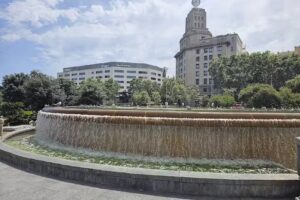 Catalonia plaza. Catalunya