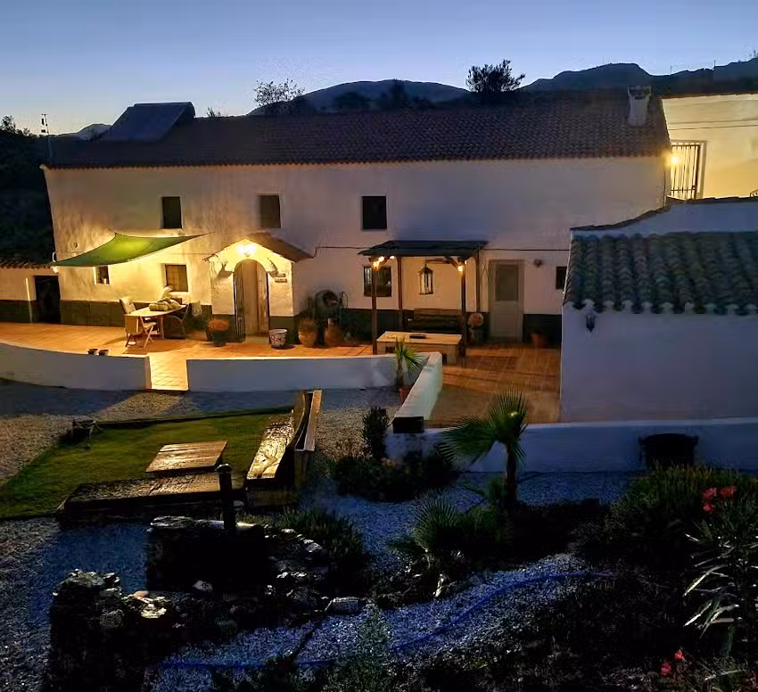 cortijo naturista con vistas