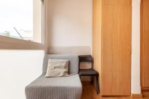 Double room with private bathroom and private kitchen