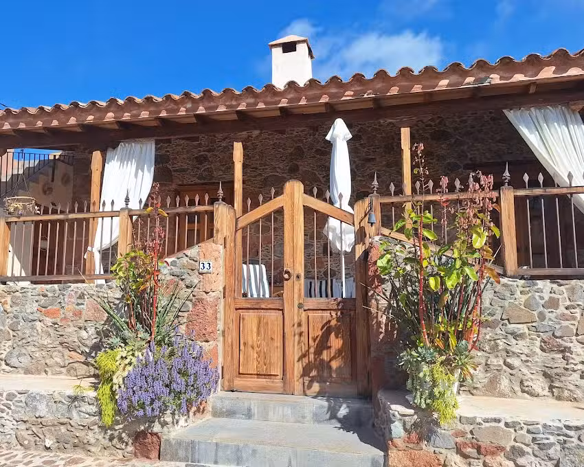La casa entre palmeras