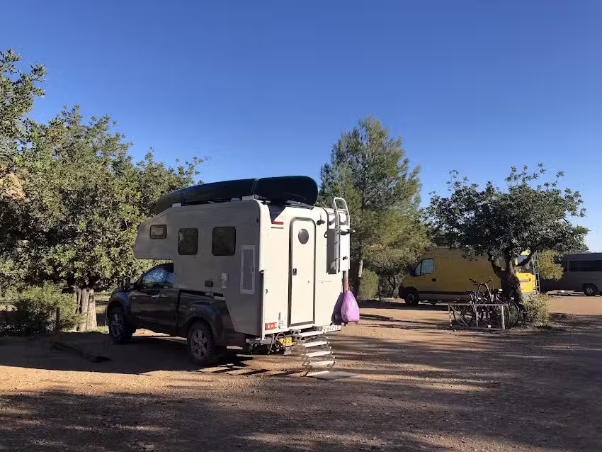 Zona de acampada Cueva de las Palomas